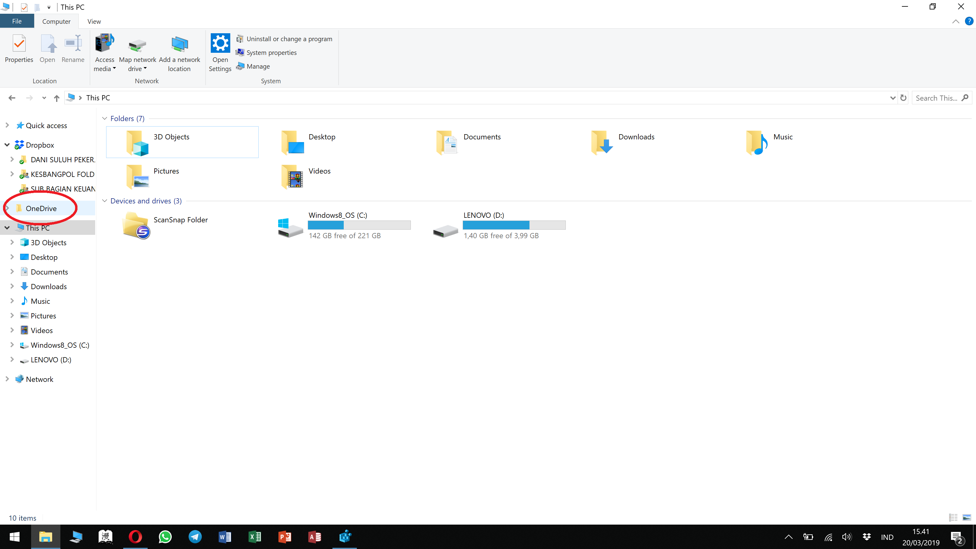 Cara Menghilangkan Dan Menampilkan Kembali Folder Onedrive Pada File Explorer Windows 10 Dani Suluh Permadi